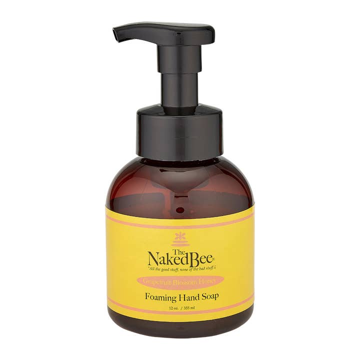 The Naked Bee - Wholesale Hand Soap/Wash - 12 oz
Grapefruit Blossom Honey Foaming Hand Soap