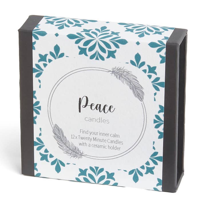 Mind Body Soul - Peace Candles (wrap) for wholesale by Cotton & Grey