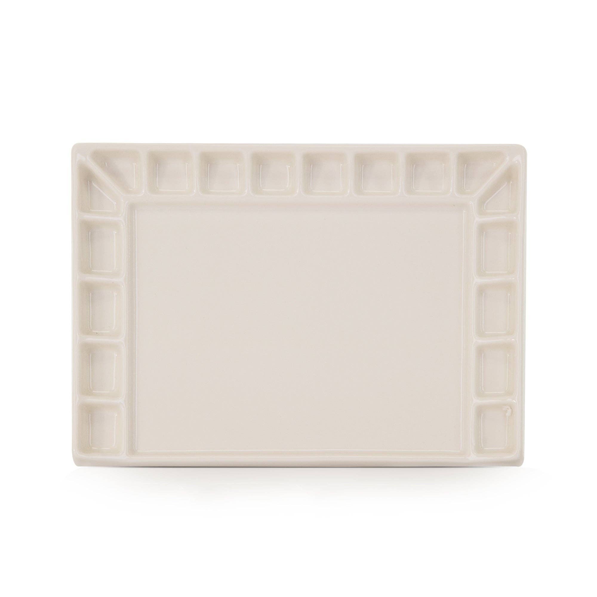 Pintar Art Supply - Wholesale Palette/Mixing Tray - Pintar 18-Well Ceramic Palette for All Water-Based Paints1