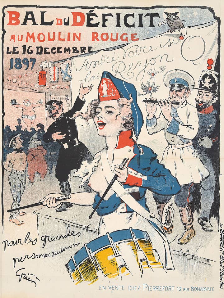 Le Bal du Déficit de Jules-Alexandre Grün - 1897 pour la vente par Flashback Shop