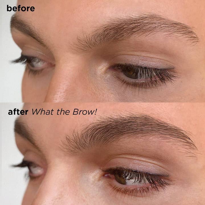 Transparent WHAT THE BROW! EYEBROW & LASH GROWTH SERUM for wholesale on Faire4