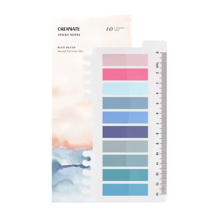Blue Blush | Adhesive Strips | Transparent Sticky Notes for wholesale by Ordinate