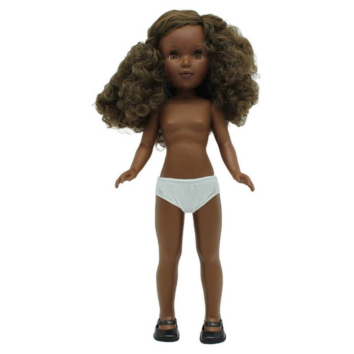 Muñeca Pepa's 41 cm. Folk Artesanía original brown mulatto for wholesale by Folk Artesanía Muñecas