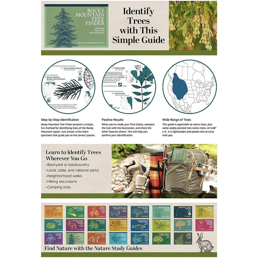 AdventureKEEN - Wholesale Nature & Outdoors - Rocky Mountain Tree Finder 3rd Edition2