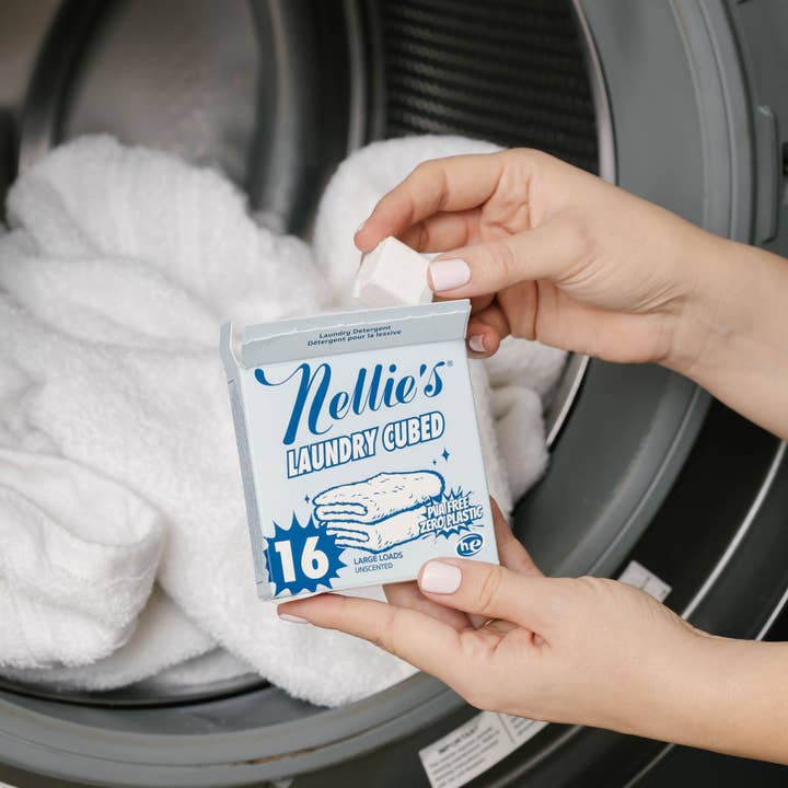 Nellie's Clean - Wholesale Laundry Detergent Powder/Pods - Laundry Cubes, Pre-Measured Laundry Detergent 16 Load