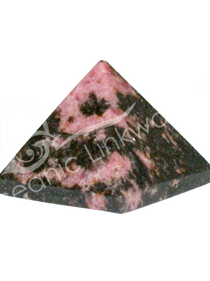 (PD)PIRAMIDE - RODONITE 1,25" per la vendita all'ingrosso da parte di Oceanic Linkways Inc