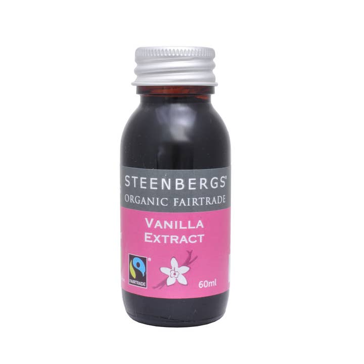 Vanilla Extract, Organic and Fairtrade 60ml for wholesale by Steenbergs