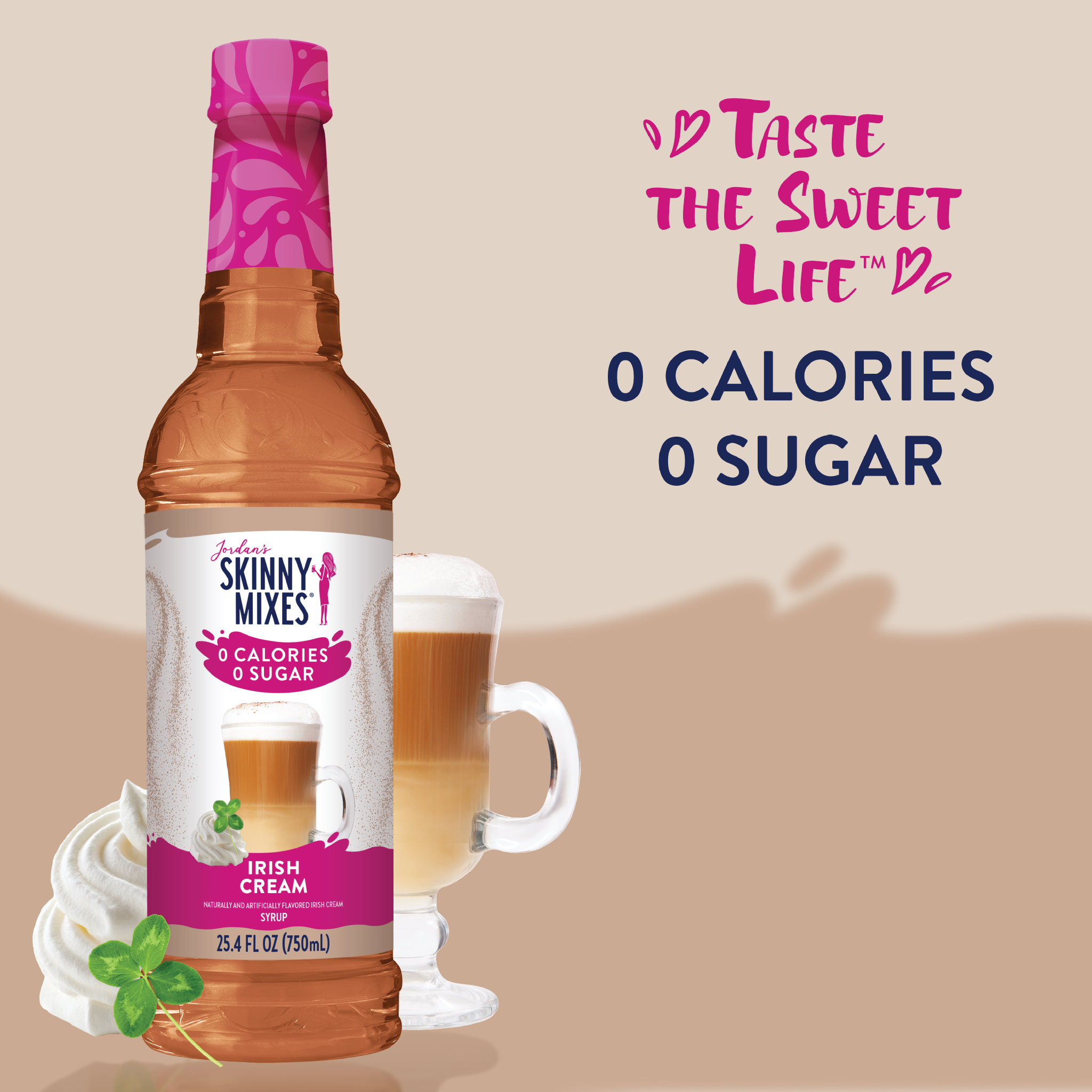 Jordan's Skinny Mixes - Wholesale Flavored Syrup - Sugar Free Irish Cream Syrup2