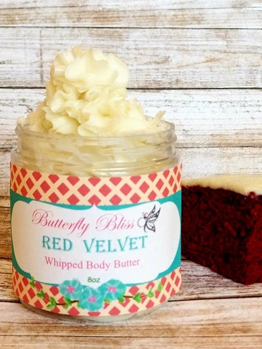 Red Velvet Body Butter | Red Velvet Cake Lotion | Lotion Gift Sets | Body Lotion | Best Lotion for Dry Skin | Hand Lotion | Eczema Lotion for wholesale by Butterfly Bliss