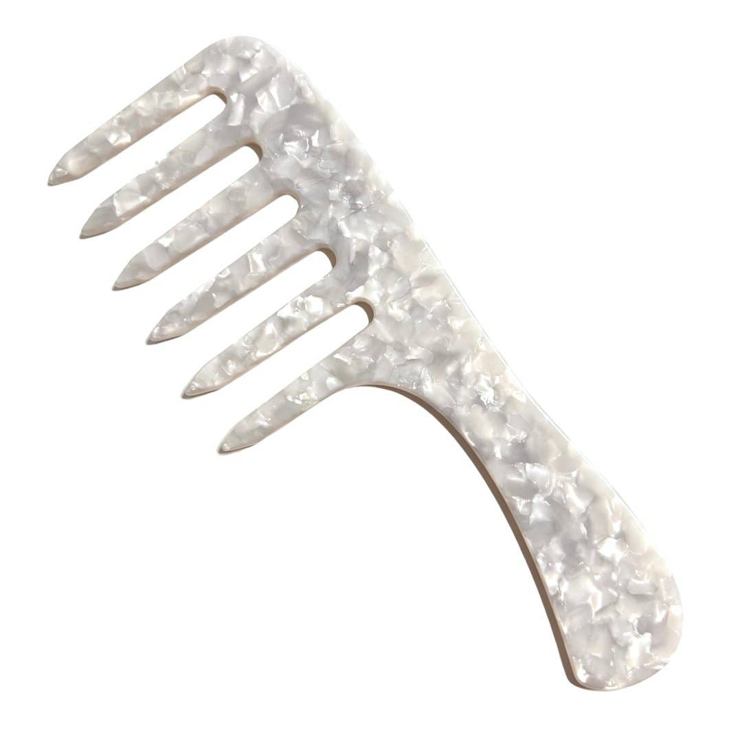 Beyond Scrunchies - Wholesale Hair Brush/Comb - LUXURY DETANGLING COMB - Opal0