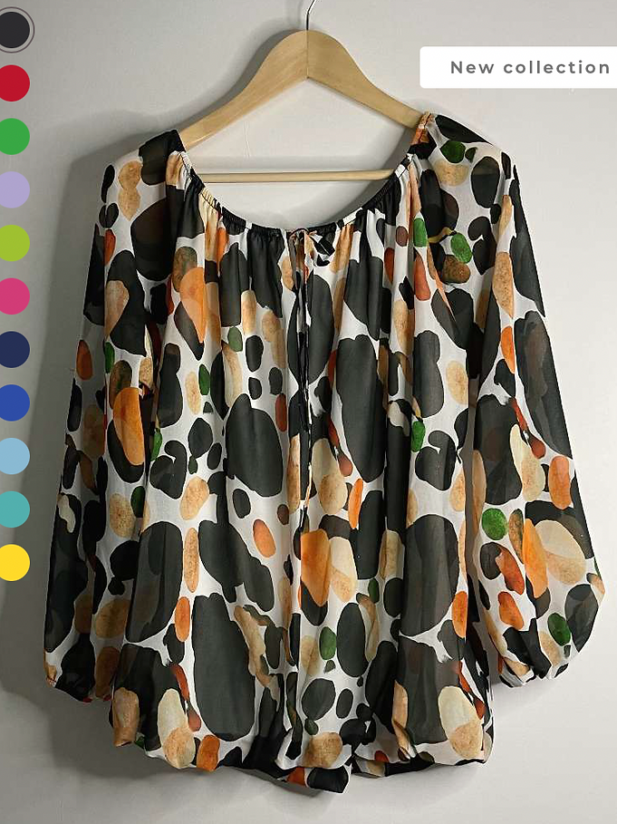 LOOWIE - Wholesale Blouse - Women's - VeraBubble Blouse2