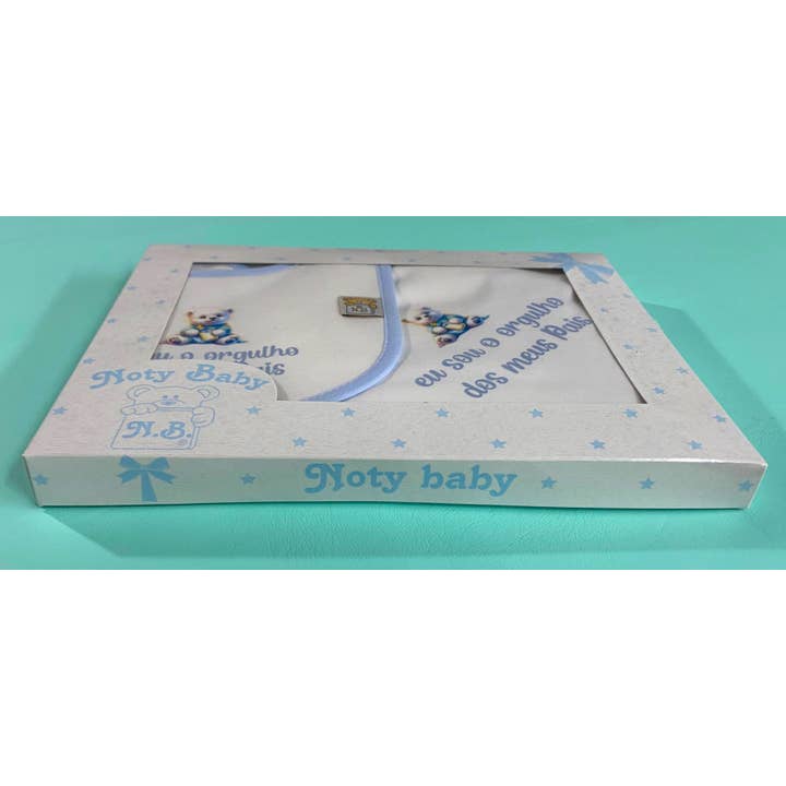 Noty Baby - Wholesale Embroidery/Cross Stitch Supplies - 100% cotton diaper and bib sets Parents' Pride6