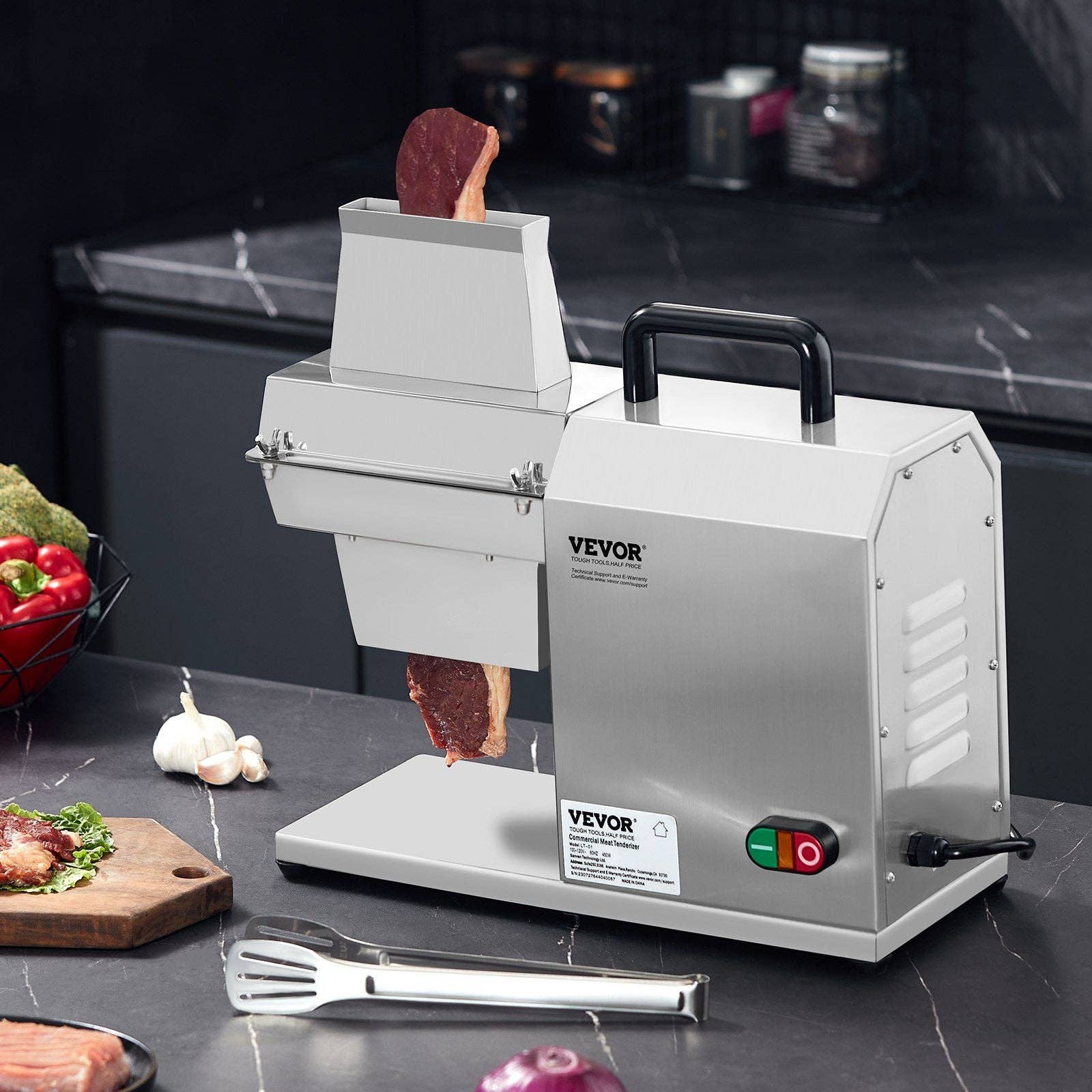 Hard Rock Health Stores - Wholesale Kitchen Appliance - Commercial Meat Tenderizer, Heavy Duty Stainless Steel7