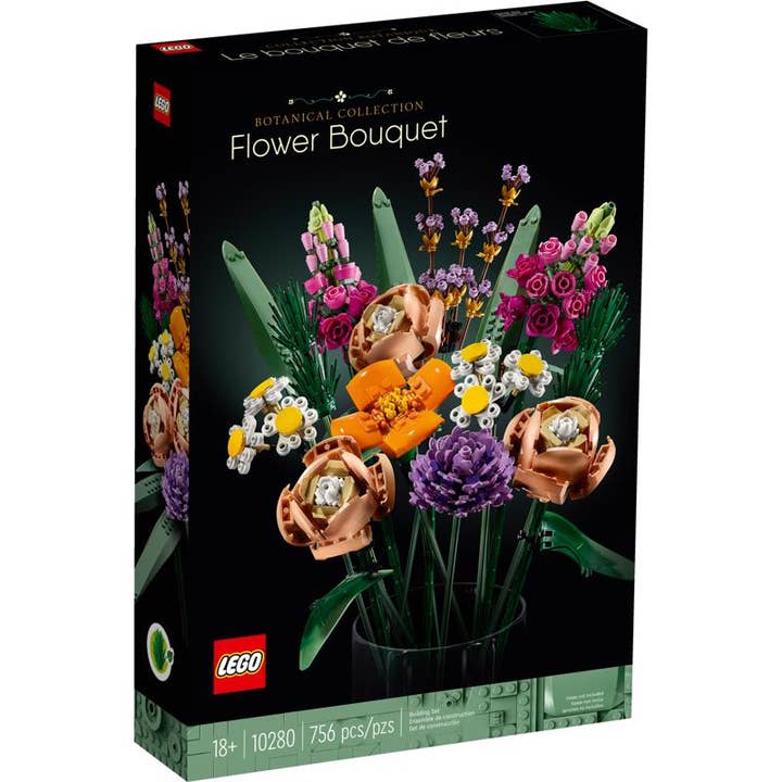 LEGO Flower Bouquet Building Kit, 756 Pieces, Multicolored for wholesale by Everyday Supply Co