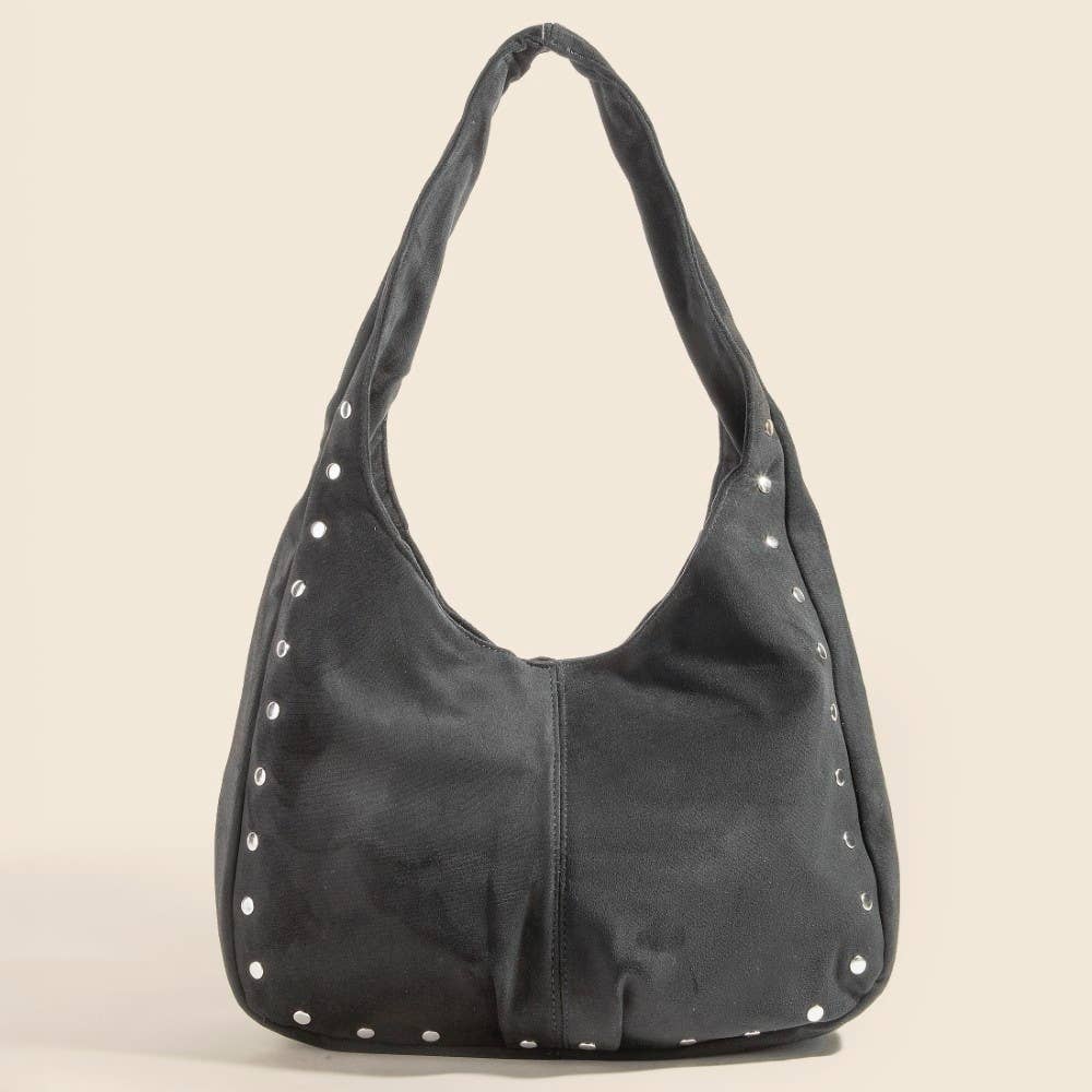 Anarchy Street – wholesale Axelväska - Dam – Hobo-väska med nitar och mockadetaljer5