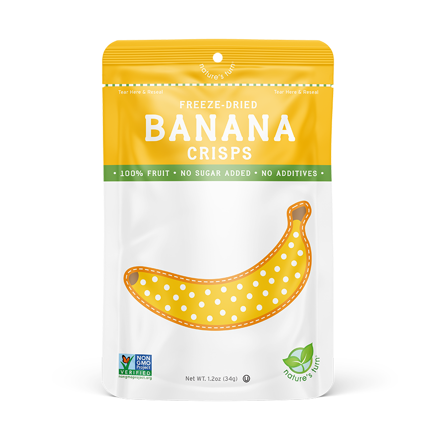 Nature's Turn - Wholesale Dried/Dehydrated Fruit - Freeze-Dried Banana Crisps1