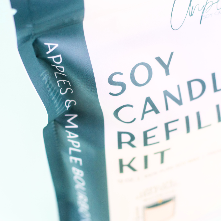 Unplug Soy Candles - Vente Kit de bricolage - Kit de recharge pour bougie en cire de soja (32 oz)2