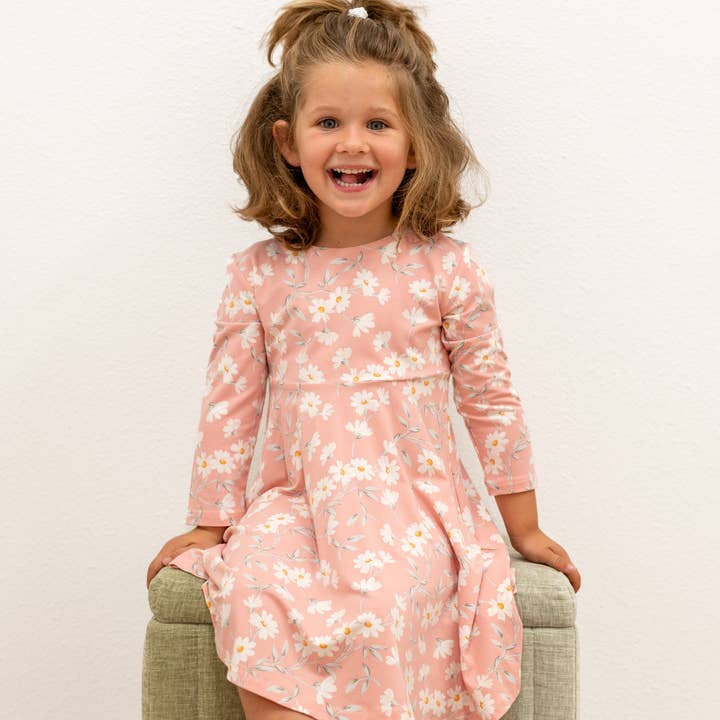 Swirly Girl Klänning - Daisy för wholesale av Sweet Bamboo