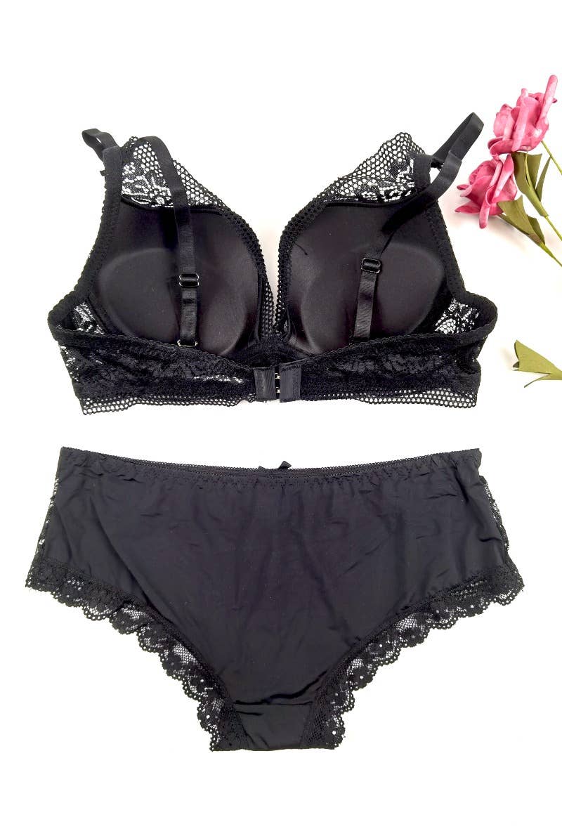 Belle Com'Elle - Wholesale Lingerie Set - Women's - Cup C Bra and Panty Set/AZ160151