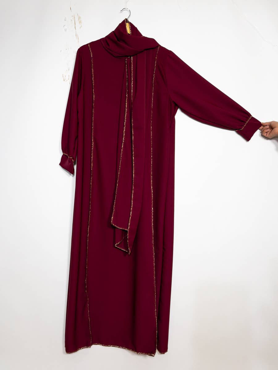 IDEAL OUTFIT - Wholesale Kaftan - Women's - Medina silk abaya ref:2369pk10