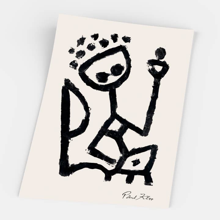 Gustave – Großhandel Kunstdruck – Paul Klee, My Mom Drunk fällt in den Stuhl