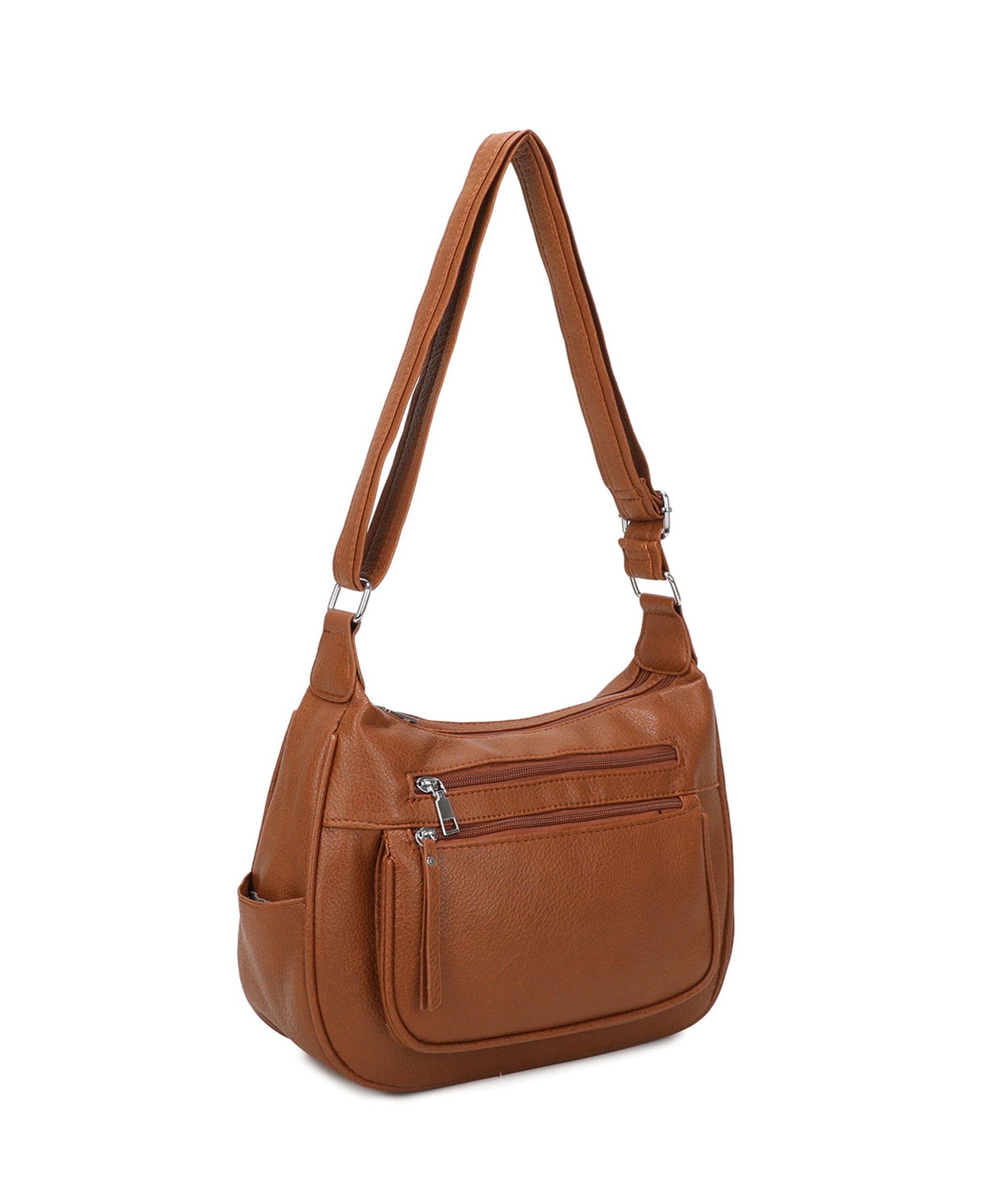 Ellas Trading - Vente Sac porté épaule – femme - Sac à main souple bandoulière hobo décontracté8
