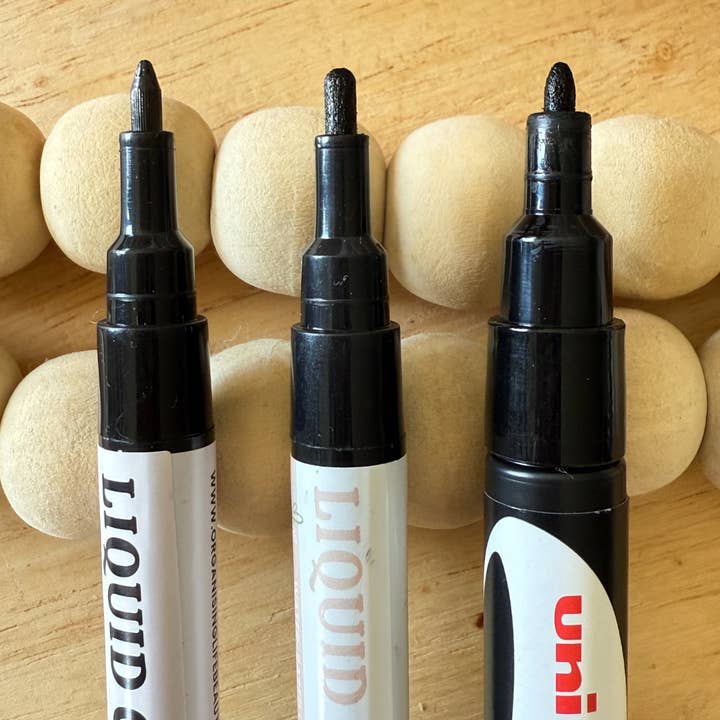 Liquid Chalk Marker • Black • Smudge-Free, Easy-Wipe Chalk Pen for wholesale by Organising Life Beautifully