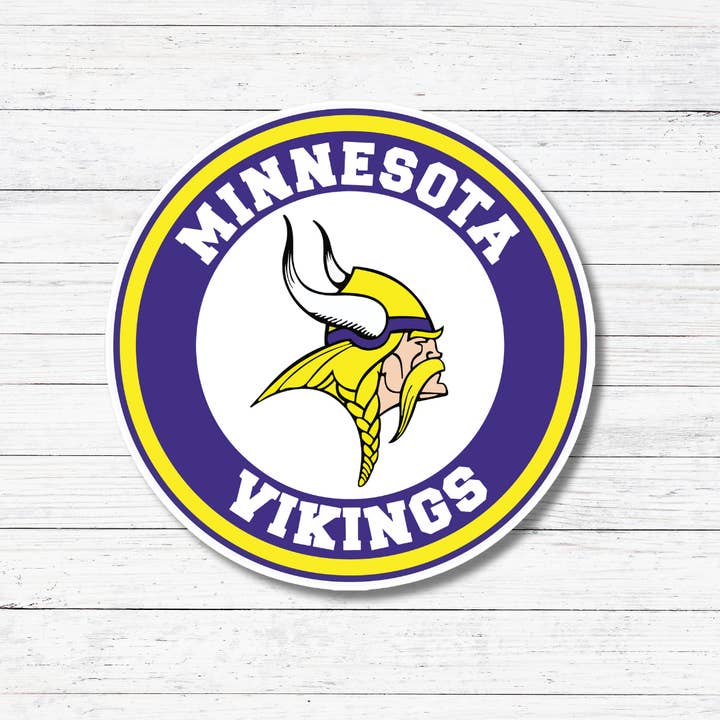 Oily Graphic Creations - Wholesale Sticker - Vikings- NFL Team Stickers/Magnet1