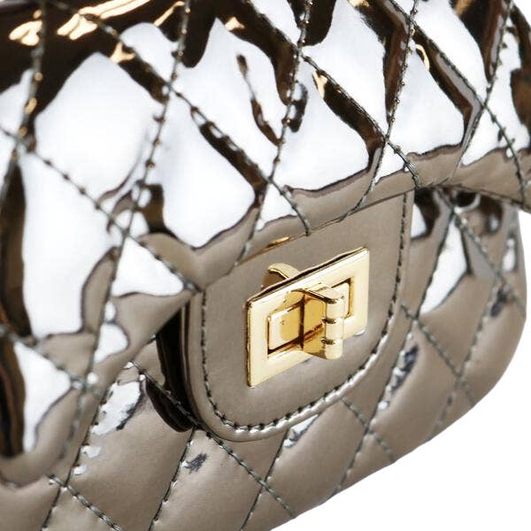 Doe a Dear - Wholesale Crossbody Bag - Kids - B1220-1 Crossbody Metallic Quilted Purse (4 Colors)5