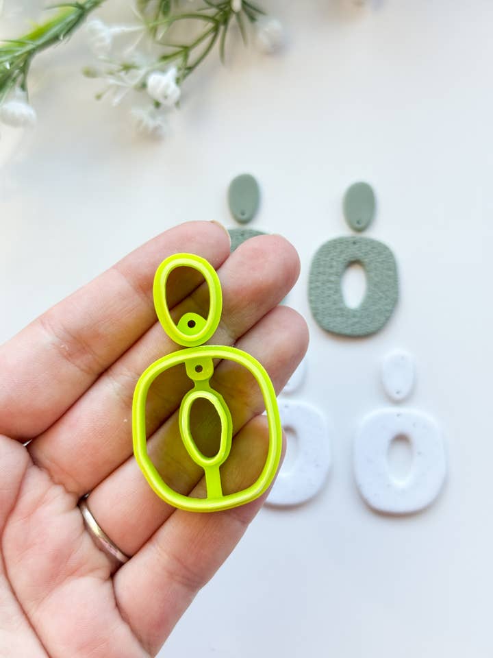 Set di Ciambelle Organiche Duo con Guide per Trapano Tagliapasta in Argilla Polimerica per la vendita all'ingrosso da parte di Tera Clay