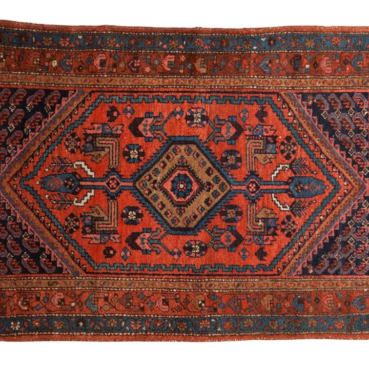3x5 Vintage Kurdish Hamadan Rug for wholesale by Old New House