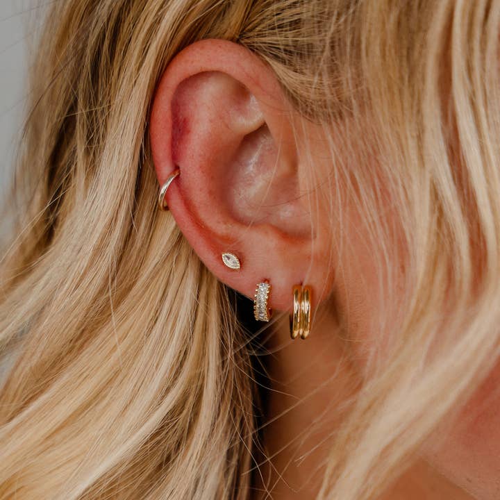 Hoft Studio - Wholesale Huggie Earrings - Queen Huggies1