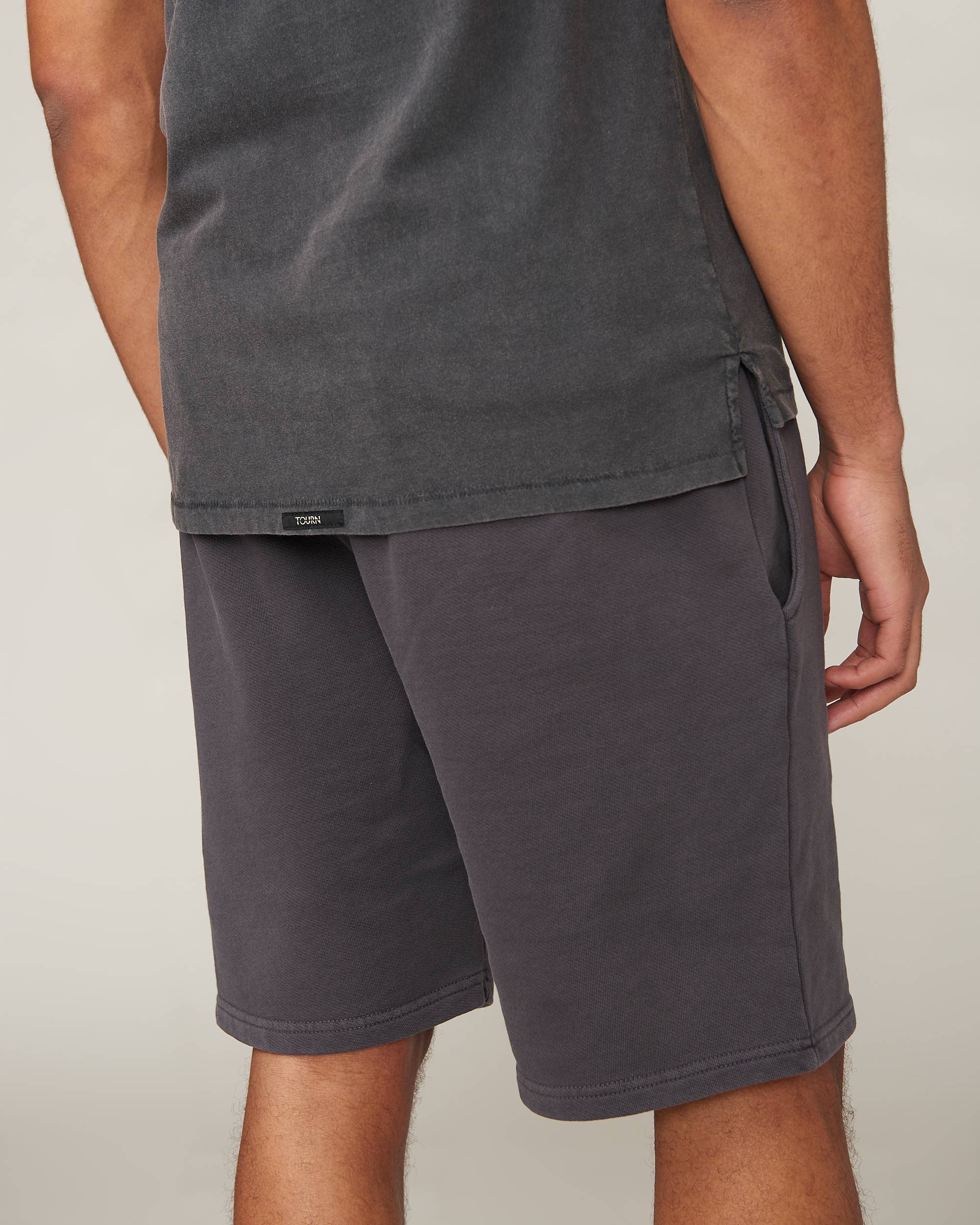 Tourn - Wholesale Shorts - Men's - Dylan French Terry Dark Stone Short3