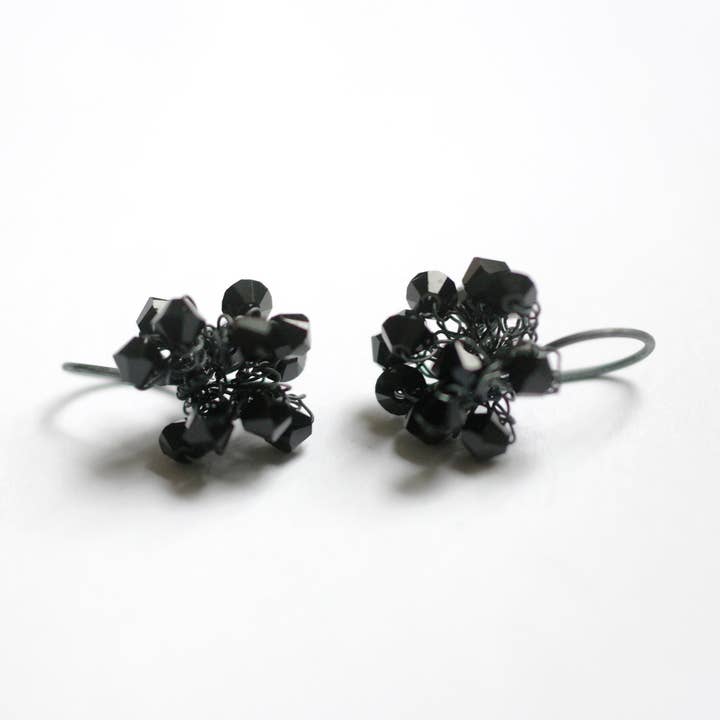 swarovski earrings black o12zi for wholesale by Hester Zagt Sieraden