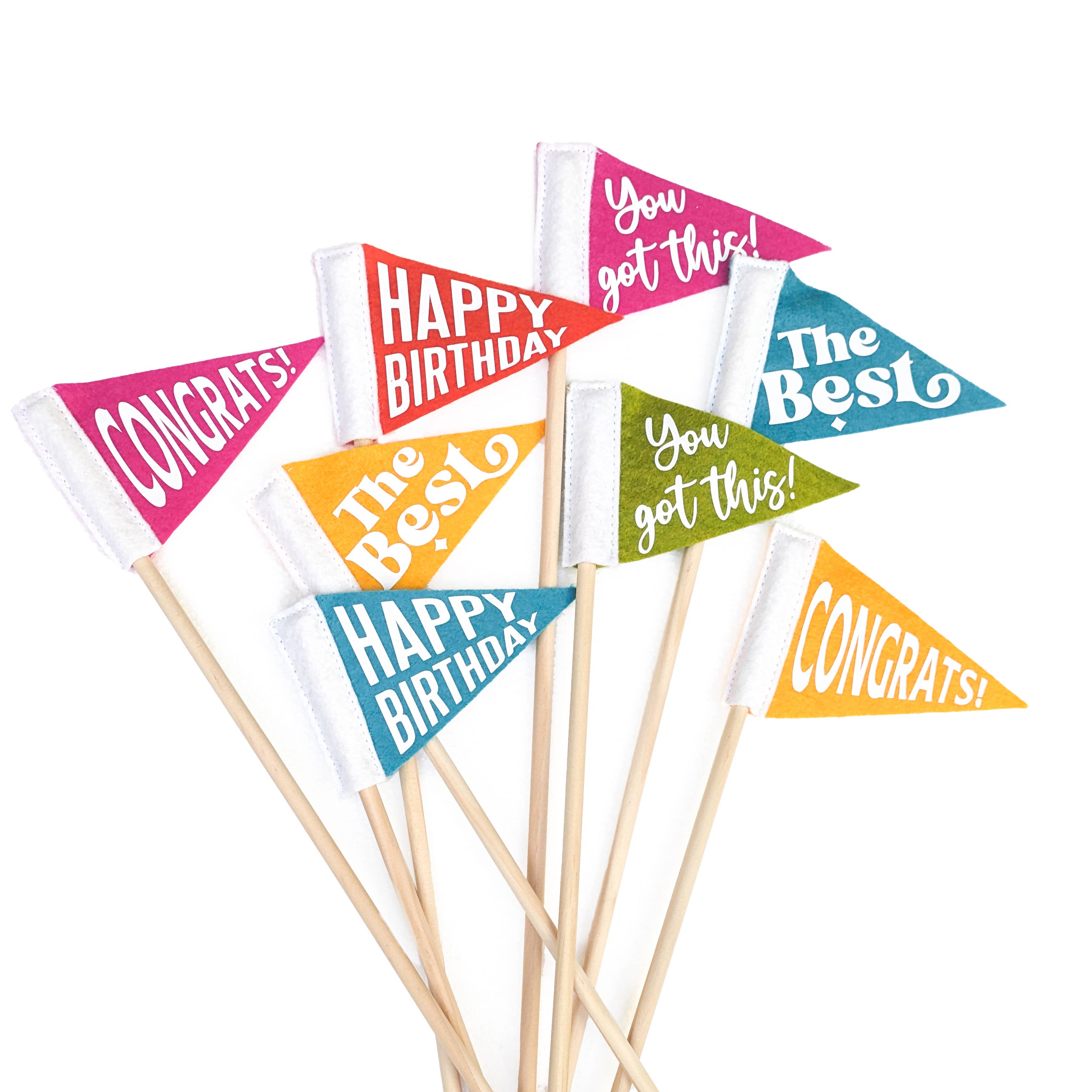 Pennant For Your Thoughts - Wholesale Flag - Tiny Message Pennant Flag | Wool Blend, Handmade in USA24