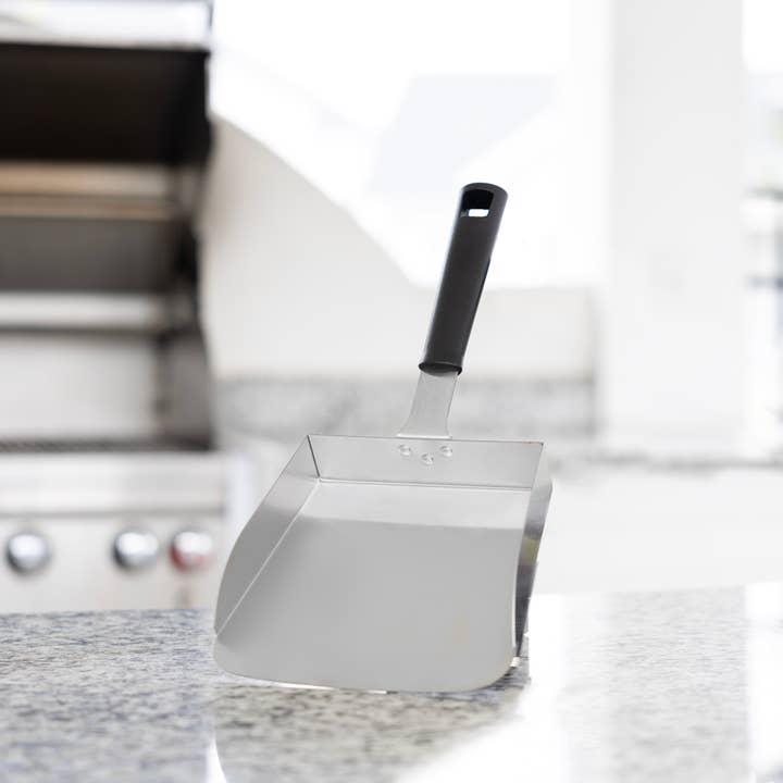 Fox Run Brands - Wholesale Spatula/Turner - Outset Stainless Steel Griddle Scoop, XL 5 Cup Food Shovel