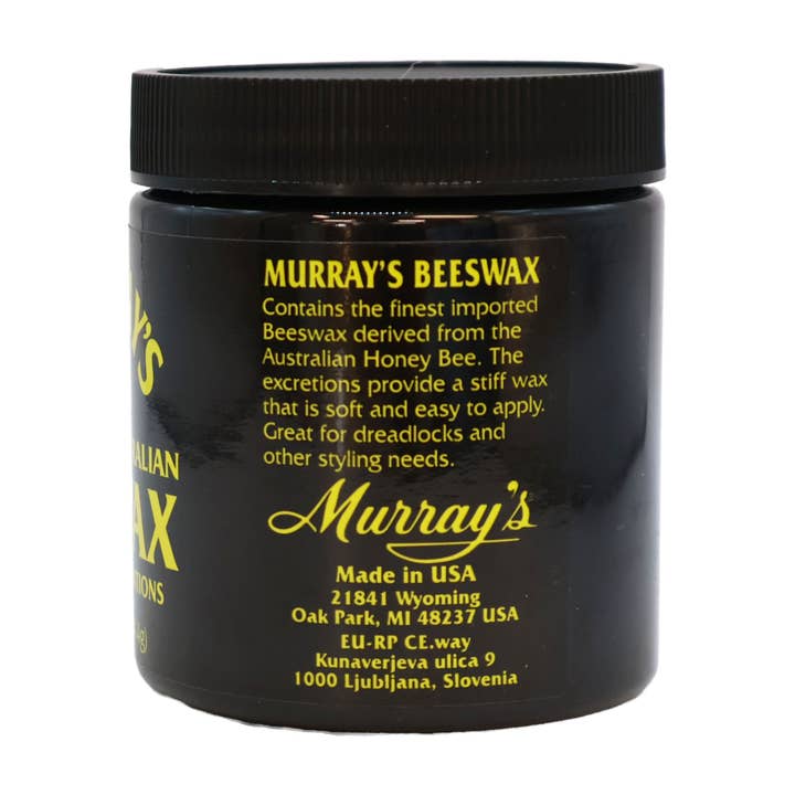 KT Supply - Wholesale Scalp/hair treatment - Murray's Beeswax Black 4 Oz.2