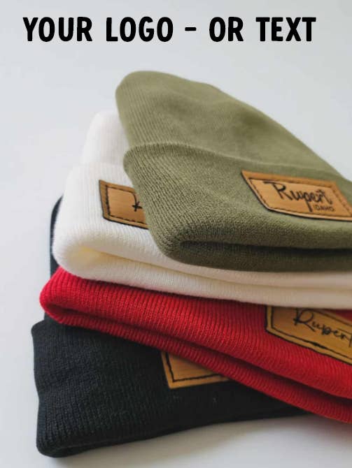 Fleece Lined Beanie w/Sewn on Custom Patch and other Purchase Wholesale custom logo. Free Returns & Net 60 Terms on Faire trending on Faire.