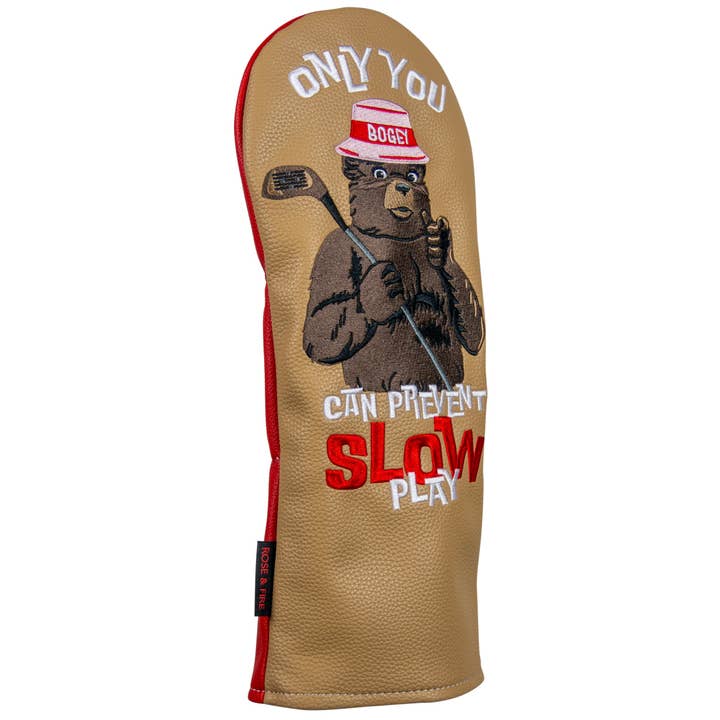 Bogey the Bear Headcovers for wholesale by Rose & Fire