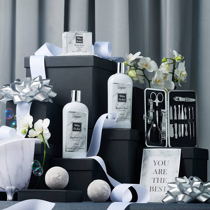 Lovery - Wholesale Bath & Body Set - Men's - Father Day Gifts for Dad, Spa Kit, Men Gift Basket, Body Kit