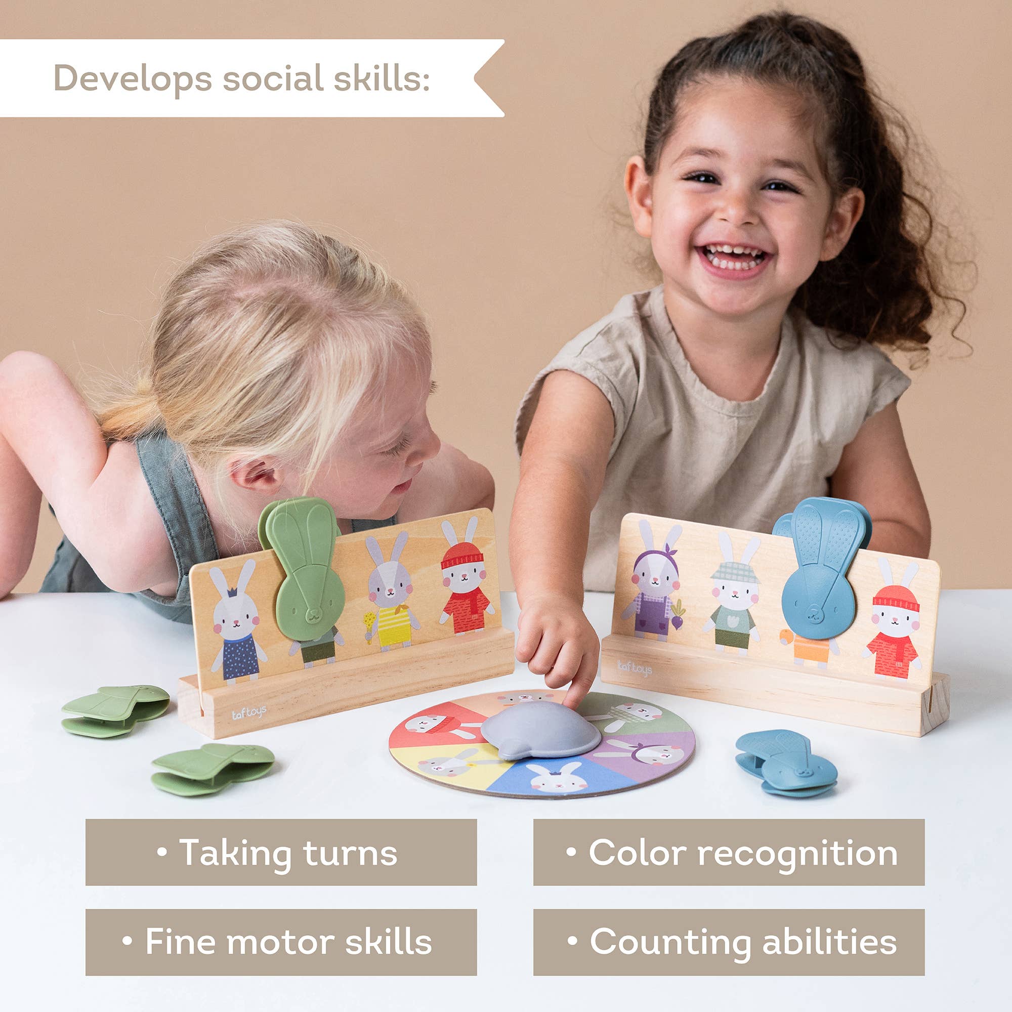 Taf Toys – wholesale Board game – Taf Toys My 1st Bunny Bingo5