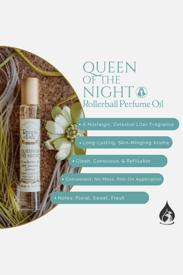 Temple of Life Oils & Perfumes – Fragrância Roll-On por atacado – Óleo de Perfume Exótico | Rainha da Noite | Óleo de Jasmim1
