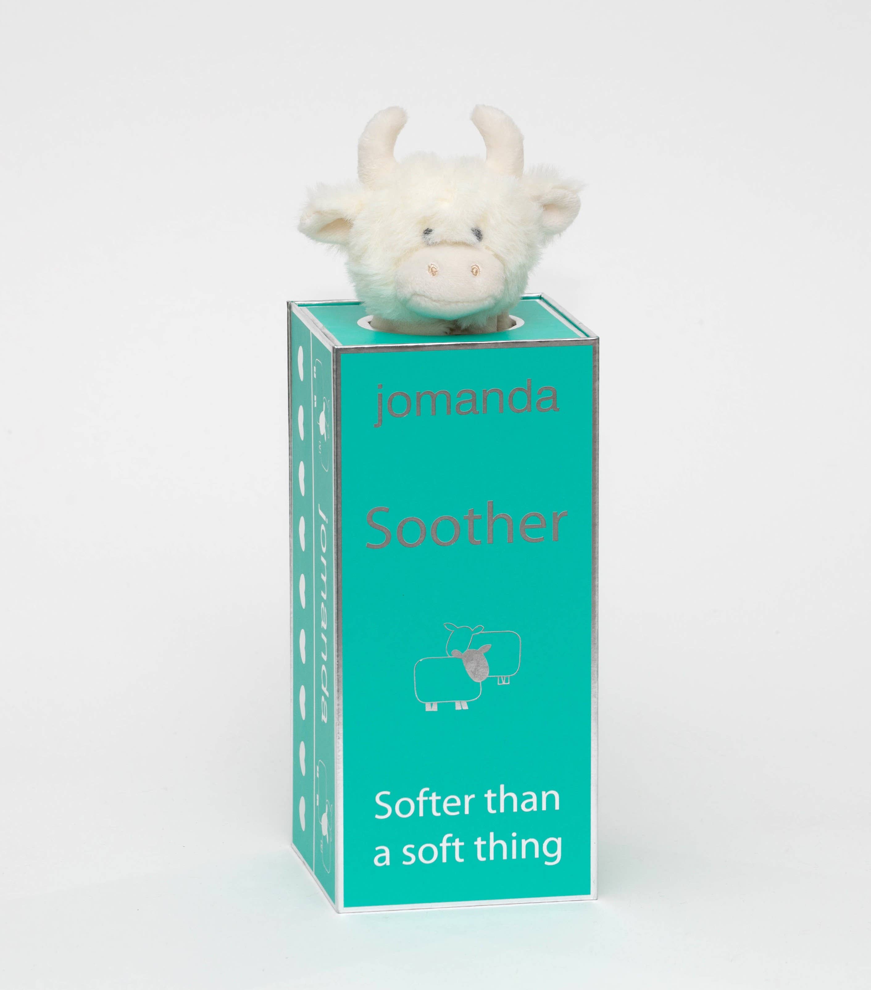 Jomanda Soft Toys & Accessories - Wholesale Stuffed/Plush Toy - Kids & Baby - Highland Cow Soft Toy Baby Soother Cream 29CM X 29CM2