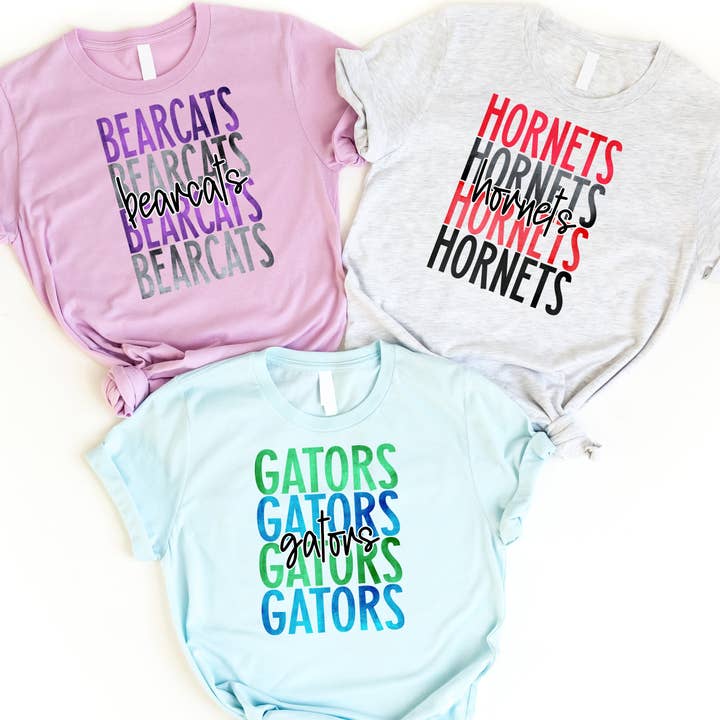 Stacked Mascot // TEAM Personalized for wholesale by Lucky Llama Creations