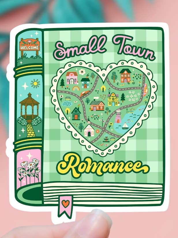 Small Town Romance Book Sticker for wholesale by EnchantingSunshine
