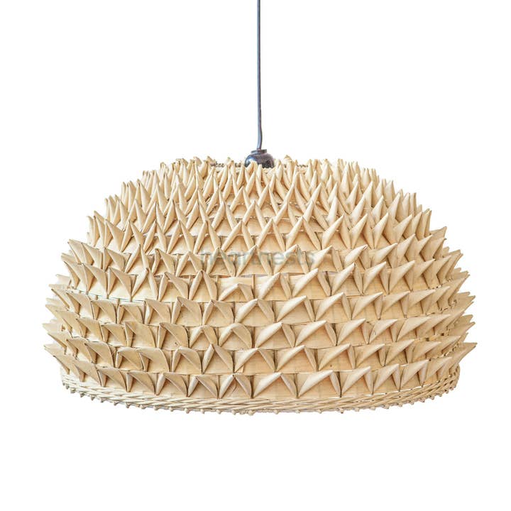 heartnests - Vendita all'ingrosso Lampadario/lampada a sospensione - Lampada a sospensione a forma di foglia di palma fatta a mano Cinzia