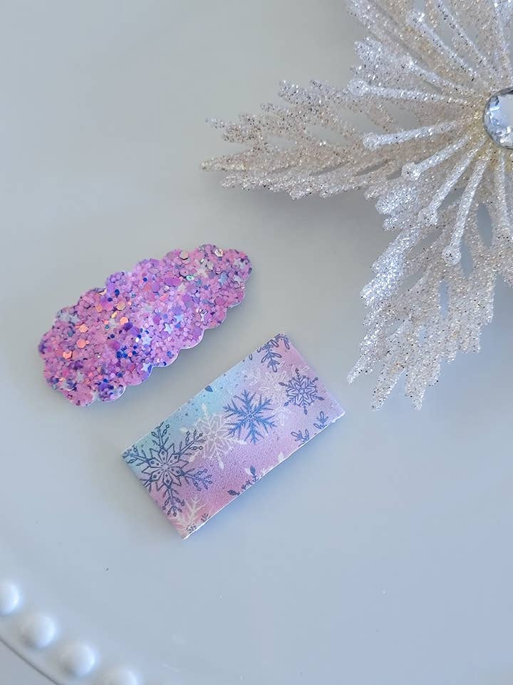 Snap Clip Mix Set-Whimsical Winter for wholesale by Dainty Delights Creations