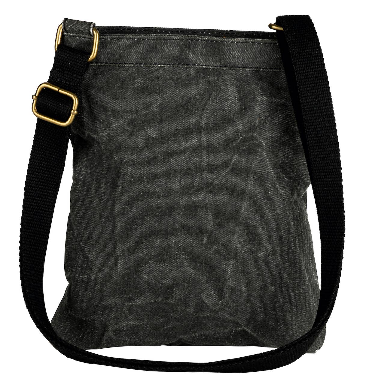 Mona B. - Wholesale Crossbody Bag - Unisex - Unisex Crossbody Bag with Upcycled Canvas & Leather2