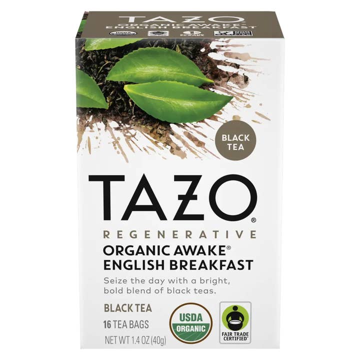 TAZO Organic Awake English Breakfast (16 ct) for wholesale by Lipton & TAZO