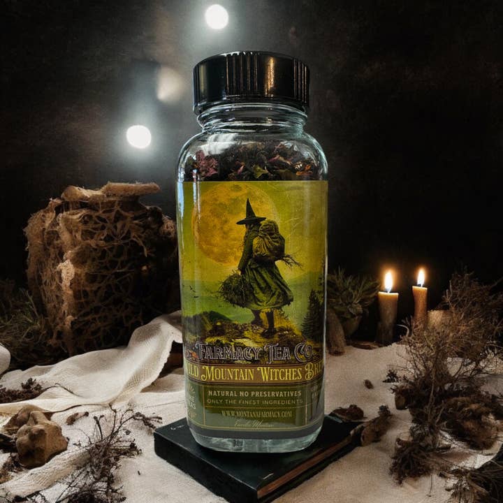 Montana Farmacy - Wholesale Loose Tea - Wild Mountain Witch Witches Brew Tea Dark Academia Cottage